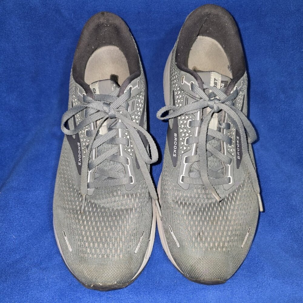 Brooks Ghost 14 Gray Alloy Men's 11.5 See Photos Good Used Condition G14 Grey - Picture 2 of 10